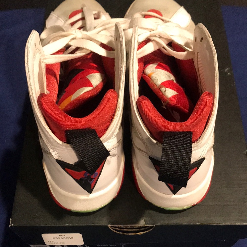Retro Jordan 7s (Hares) Size; 5.5Y Condition; Worn